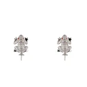 Γυναικείο Σκουλαρίκια Lancaster Jla-Ear-Frog1 (1,2Mm) από Ασήμι White