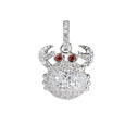Γυναικείο Charm Lancaster Jla-Pen-Crab1 (1,5Mm) από Ασήμι White/Silver