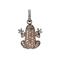 Γυναικείο Charm Lancaster Jla-Pen-Frog4 (1,5Mm) από Ασήμι Brown/Black