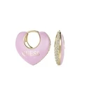 Γυναικεία Σκουλαρίκια Guess Jube05206Jwg (1cm) από Ατσάλι Golden