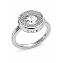 GUESS Unique Solitaire Women's Ring with Zircon - JUBR03397JWR (Size 54)
