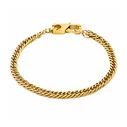 Guess Men's Bracelet JUMB01330JWYG (19 cm) Gold-tone Stainless Steel