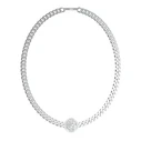 Γυναικείο Κολιέ Guess Jumn03007Jwst (45cm) από Ατσάλι Grey