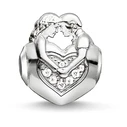 Γυναικείο Charm Thomas Sabo K0161-051-14 (1,10cm) από Ασήμι 925 / Zirconia White