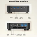 ACEMAGIC K1 Mini PC (AMD Ryzen 5 7530U, 16GB RAM, 512GB SSD, Windows 11 Pro)