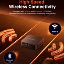 ACEMAGIC K1 Mini PC (AMD Ryzen 5 7530U, 16GB RAM, 512GB SSD, Windows 11 Pro)