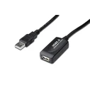 Καλώδιo USB Digitus 2.0 Repeater 20 m A Black