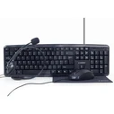 Σετ Πληκτρολόγιο Και Ποντίκι Ενσύρματο Gembird 4-in-1 OFFICE KIT, US LAYOUT
