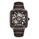 Kenneth Cole Men's Automatic Watch 40mm Brown Case & Bracelet Black Dial KCWGY0046501