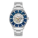 Kenneth Cole Men's Automatic Watch 43.5 mm KCWGY0057903 Grey Stainless Steel Blue Dial