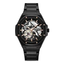 Kenneth Cole Men's Automatic Watch 42mm Black Stainless Steel Bracelet KCWGY0058902