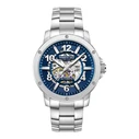 Kenneth Cole Men's Automatic Watch KCWGY0064002 44mm Blue Dial Grey Stainless Steel
