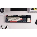 Keychron J5 KJ5-H4Z Ασύρματο Gaming Μηχανικό Πληκτρολόγιο Keychron Banana διακόπτες RGB 100% US Σκούρο Μπλε