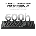 Keychron K10 Ultra K10U-H3 Ασύρματο Gaming Μηχανικό Πληκτρολόγιο με Keychron Brown διακόπτες και RGB φωτισμό (US)
