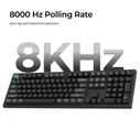 Keychron K10 Ultra K10U-H3 Ασύρματο Gaming Μηχανικό Πληκτρολόγιο με Keychron Brown διακόπτες και RGB φωτισμό (US)