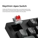 Keychron K10 Ultra K10U-H1 Ασύρματο Gaming Μηχανικό Πληκτρολόγιο Keychron Red (US)