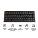 Keychron K3 Ultra 8K (K3U-H1) Μηχανικό Gaming Πληκτρολόγιο 75% Red - Wood Frame