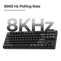 Keychron K8 Ultra (K8U-J1) Ασύρματο Gaming Μηχανικό Πληκτρολόγιο Tenkeyless US - Keychron Red (Hot-Swap) RGB