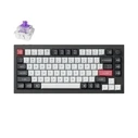 Gaming Πληκτρολόγιο Ασύρματο Keychron Q1 HE QMK (Q1H-M1) Custom Hall Effect Purple Switch US Layout