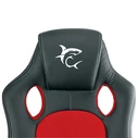 Καρέκλα Gaming White Shark Chair Kings Throne Black/Red