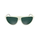 KARL LAGERFELD Women's Sunglasses KL6185S-591410 (59/14/145) White Frame, Grey Gradient Lenses