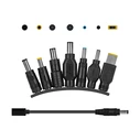 Kruger&Matz Universal Laptop Charger USB-C 45W (KM1450-45) with Detachable Cable and 7 Tips