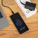 Universal USB-C 65W Laptop Charger Kruger&Matz KM1450-65 with detachable cable and 7 interchangeable tips