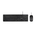 Rebel Wired Keyboard Mouse Set WDS200 Black