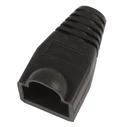 Microconnect Strain Relief Boots for RJ45, Black, 50 pcs — Cable Lead-In 6.40 mm (KON503B)