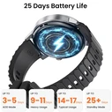 KOSPET Orb Smartwatch 46mm Γραφίτης (KOS-ORB-BK)