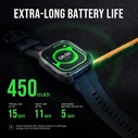KOSPET PULSE 2 Smartwatch, 1.96" AMOLED, GPS, 5 ATM & IP69, LED flashlight, Black