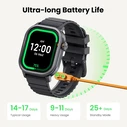 KOSPET Pulse Aluminium Smartwatch with Heart Rate Monitor, 1.96" AMOLED, IP68 (Black)