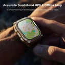 KOSPET Tank M4 Smartwatch 50mm Μαύρο (M/L) — 1.96" AMOLED, GPS, 10 ATM, IP69K