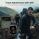 KOSPET TANK M4C Smartwatch 1.96" AMOLED GPS Black (KOS-TANKM4C-BK)