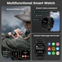KOSPET TANK S2 Waterproof Smartwatch with Heart Rate & GPS - 1.32" AMOLED (Black)