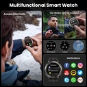 KOSPET TANK T4 Stainless Steel 49mm Waterproof Smartwatch with Heart Rate & Health Tracking (Black - M/L)