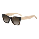 KATE SPADE Women's Sunglasses KSAIMEES086 — Havana acetate frame, Brown gradient lenses, 50/21/140 mm