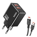 KAKUSIGA Φορτιστής Τοίχου KSC 1238 Lightning 2x USB 12W Μαύρος