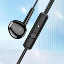 Handsfree Ακουστικά Kakusiga KSC-1301, 3.5mm, 14Mm, 1.1M, Μαύρα