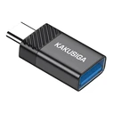 Αντάπτορας USB Kakusiga USB-C σε USB KSC-1406, 5Gbps, 4A, Μαύρος