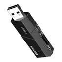 Card Reader Kakusiga KSC-1411 για Sd & Micro Sd, 480Mbps, USB Σύνδεση, Μαύρο
