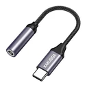 Αντάπτορας USB Kakusiga USB-C σε 3.5mm KSC-428, Γκρι