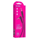 Καλώδιο Ήχου Kakusiga 3.5mm KSC-521, Aux, 90°, Hifi 1M, Μαύρο