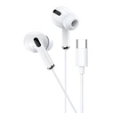 Handsfree Ακουστικά Kakusiga KSC-727, USB-C, 14.2Mm, 1.2M, Λευκά