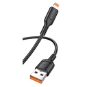 Καλώδιο Lightning Kakusiga σε USB KSC-805, 2.4A, 480Mbps, 1M, Μαύρο