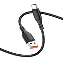 Καλώδιο USB-C Kakusiga σε USB KSC-953, Σιλικόνης, 3A, 480Mbps, 1M, Μαύρο