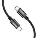 Καλώδιο USB-C Kakusiga σε USB-C KSC-970, 60W, 480Mbps, 1M, Μαύρο