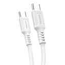 Καλώδιο USB-C Kakusiga σε USB-C KSC-984, Σιλικόνης, 60W, 480Mbps, 1M, Λευκό