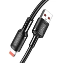 Καλώδιο Lightning Kakusiga σε USB KSC-984, Σιλικόνης, 3Α, 480Mbps, 1M, Μαύρο