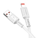 Καλώδιο Lightning Kakusiga σε USB KSC-984, Σιλικόνης, 3Α, 480Mbps, 1M, Λευκό